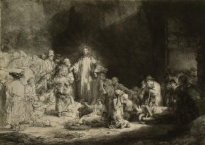 Rembrandt “Christus heilt die Kranken“ 102 x 130 cm