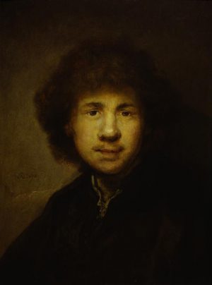 Rembrandt “Rembrandt Selbstbildnis“ 33.8 x 41.2 cm