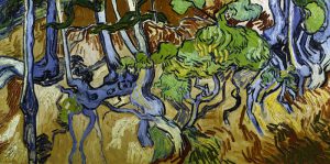 Vincent van Gogh “Baumwurzeln und Baumstaemme”, 50 x 100 cm