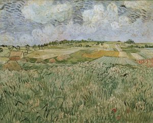 Vincent van Gogh “Die Ebene bei Auvers mit Regenwolken”, 73,5 x 92 cm