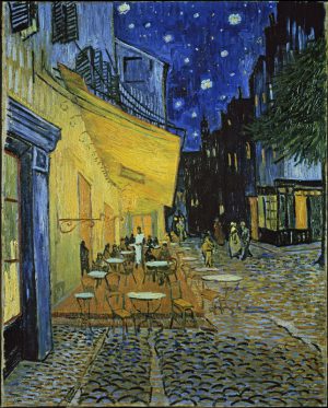 Vincent van Gogh “Terrasse des Cafés an der Place du Forum in Arles am Abend 81 x 65,5 cm