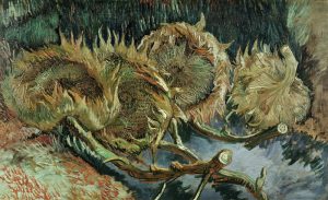 Vincent van Gogh “Vier verbluehte Sonnenblumen”, 60 x 100 cm