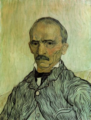 Vincent van Gogh “Bildnis des Oberaufsehers Trabuc im Hospital Saint-Paul” (Charles Elzéard Trabuc; 61 x 46 cm