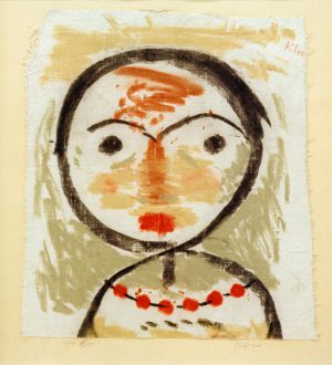 Paul Klee „Frägt sich“ 28 x 31 cm