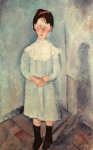 Amedeo Modigliani „Kleines Mädchen in Blau“ 117 x 73 cm