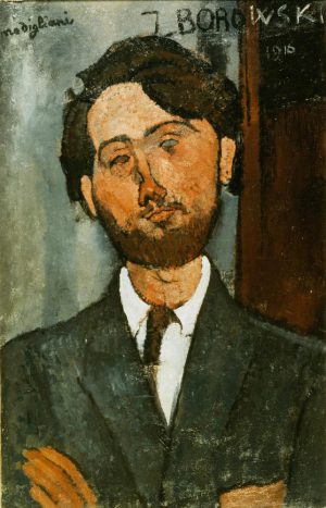 Amedeo Modigliani „Portrait von Leopold Zborowski“ 42 x 65 cm
