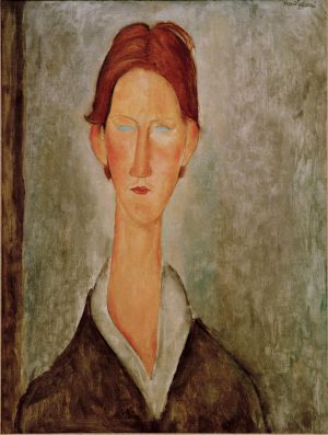 Amedeo Modigliani „Der Student“ 46 x 61 cm