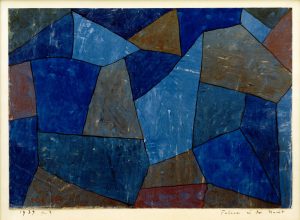 Paul Klee „Felsen in der Nacht“ 36 x 28 cm