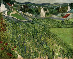 Vincent van Gogh “Weinberge mit Blick auf Auvers” 65,1 x 80,3 cm