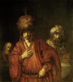 Rembrandt “Haman in Ungnade“ 56 x 76 cm