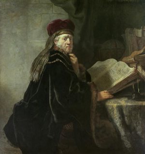 Rembrandt “Ein Gelehrter im Studierzimmer“ 94 x 73 cm