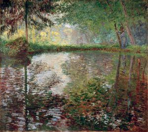 Claude Monet „Teich in Montgeron“ 194 x 174 cm