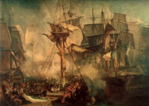 William Turner „Die Schlacht bei Trafalgar“ 171 x 239 cm