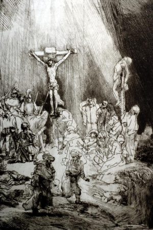 Rembrandt “Kreuzigung“ 67 x 94 cm
