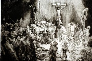 Rembrandt “Kreuzigung“ 18.8 x 23.8 cm