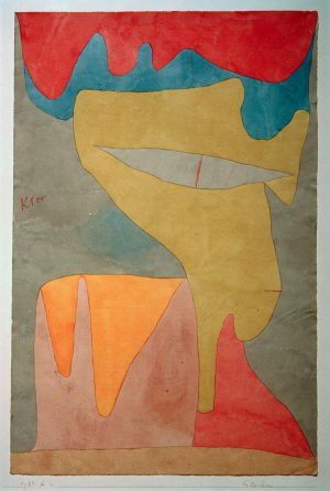 Paul Klee „Fräulein“ 32 x 46 cm