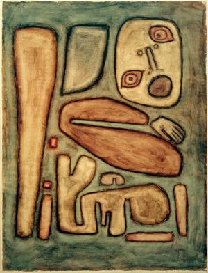 Paul Klee „Angstausbruch III“ 48 x 64 cm