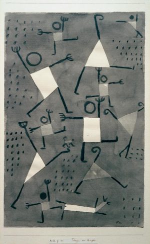 Paul Klee „Tänze vor Angst“ 31 x 48 cm