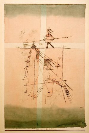 Paul Klee „Der Seiltänzer“ 32 x 49 cm