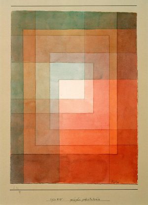 Paul Klee „Polyphon gefasstes Weiss“ 25 x 33 cm