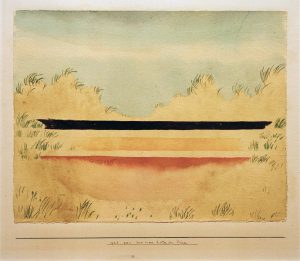Paul Klee „Das Meer hinter den Dünen“ 30 x 24 cm