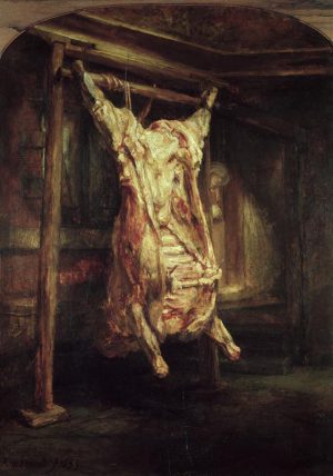 Rembrandt “Geschlachteter Ochse“ 20.5 x 25 cm