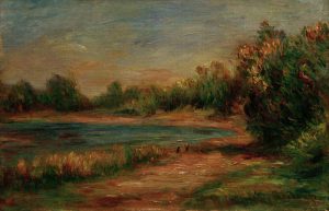 Auguste Renoir „Landschaft in Guernesey“ 33 x 22 cm