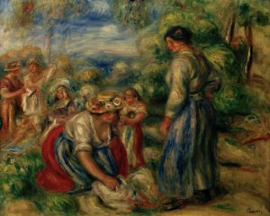 Auguste Renoir „Wäscherinnen“ 55 x 46 cm