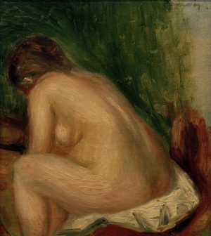 Auguste Renoir „Sitzender weiblicher Akt“ 21 x 24 cm