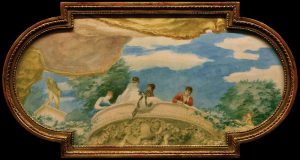 Auguste Renoir „Entwurf für ein Deckengemälde“ 59 x 29 cm