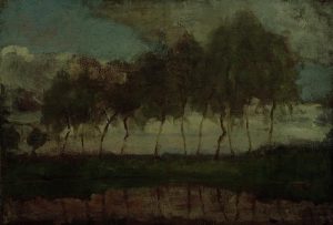 Piet Mondrian „Das Gein Bäume am Wasser“ 66 x 45 cm
