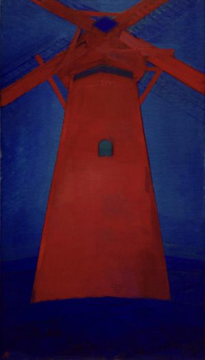 Piet Mondrian „Mühle Rote Mühle in Domburg“ 86 x 150 cm