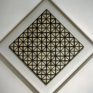Piet Mondrian „Komposition mit grauen Linien Composition with Grid“ 84 x 84 cm