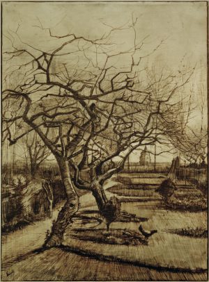 Vincent van Gogh “Der Garten des Pfarrhauses in Nuenen”, 51,5 x 38 cm