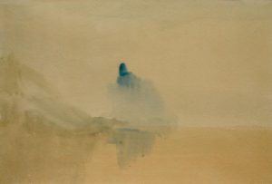 William Turner „Schloss am Ufer eines Sees“ 14 x 21 cm
