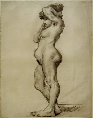 Vincent van Gogh “Stehender weiblicher Akt”, 50,4 x 39,2 cm