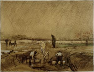 Vincent van Gogh “Friedhof im Regen” 36,9 x 48,3 cm