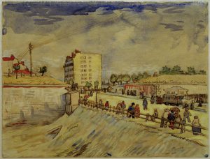 Vincent van Gogh “Pariser Stadttor” 24,1 x 31,6 cm