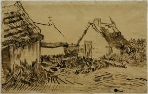 Vincent van Gogh “Haeuser in Les Saintes-Maries-de-la-Mer” 30,2 x 47,4 cm
