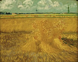 Vincent van Gogh “Weizenfeld mit Kornbuendel” 55,2 x 66,7 cm