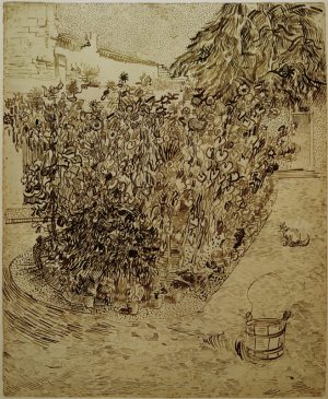 Vincent van Gogh “Garten einer Badeanstalt” 60,7 x 49,2 cm