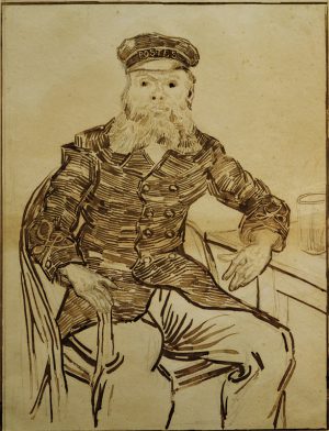 Vincent van Gogh “Portraet des Joseph Roulin”, 51,4 x 42,2 cm
