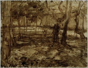 Vincent van Gogh “Ecke im Garten der Heilanstalt” 46,2 x 60 cm