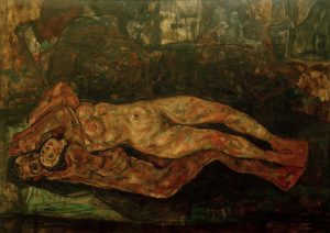 Egon Schiele „Liebespaar“ 210 x 155 cm