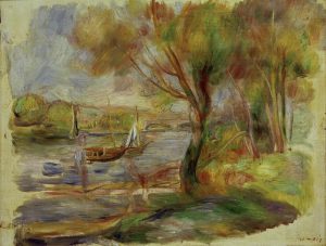 Auguste Renoir „Die Seine bei Argenteuil“ 39 x 31 cm