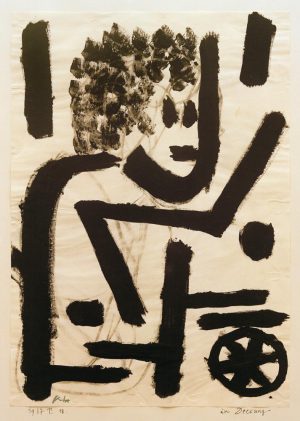 Paul Klee „In Deckung“ 21 x 30 cm