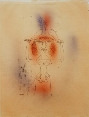 Paul Klee „Die Sängerin der komischen Oper“ 29 x 42 cm