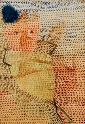 Paul Klee „Maske Laus“ 21 x 31 cm