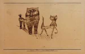 Paul Klee „Tierfreundschaft“ 22 x 12 cm