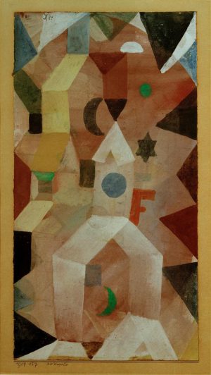 Paul Klee „Die Kapelle“ 15 x 29 cm
